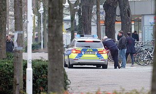 Präsenz: Nach Bekanntwerden des Missbrauchsfalls in Bad Oeynhausen war die Polizei mit Infomobilen als Ansprechpartner vor Ort. - Thorsten Gödecker