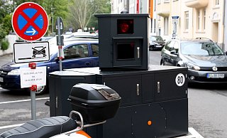 Blitzer "Bernhard" im Einsatz in Bielefeld. - Jens Reichenbach