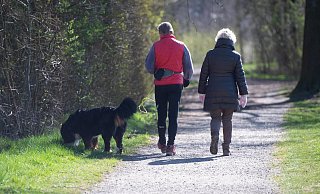 Mit dem Hund Gassi gehen bleibt auch in der Zeit von 21 bis 4 Uhr ausdrücklich erlaubt. - Noah Wedel