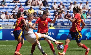 Lässt ihre Zukunft im Nationalteam offen: Alexandra Popp - Marcus Brandt/dpa
