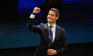 Der Spitzenkandidat der Linksliberalen, Rob Jetten, ist nach ersten Prognosen der Wahlsieger in den Niederlanden. - Peter Dejong/AP/dpa