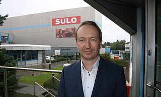 Neuer Geschäftsführer Sulo Deutschland, Matthias Moning, am Standort Herford. - Susanne Blersch