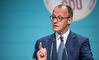 Der CDU-Vorsitzende Friedrich Merz sieht seine Partei auf einem guten Weg. - Hannes P Albert/dpa