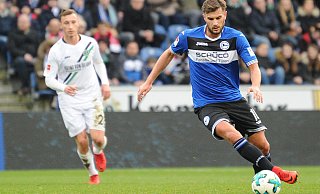 Christopher Nöthe, hier im Jahr 2018 gegen Hannover 96, trainiert jetzt Theesens A-Jugend. - Christian Weische