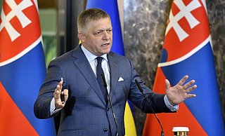 Der slowakische Ministerpräsident Robert Fico (Archivbild) - Roman Hanc/TASR/dpa