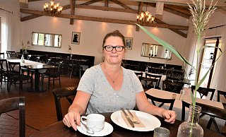 Öffnet im November: Wilma Herrmann bietet in ihrem Kaffeeschuppen am Bahnhof Tischbüfetts zum Frühstück an und hat noch weitere Pläne. - Karin Prignitz