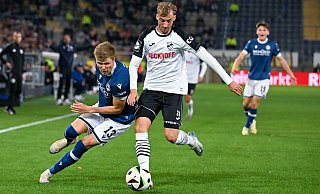 Von Lukas Kunze (links) gingen im Spiel gegen Verl kaum Impulse für das Offensivspiel des DSC aus. - Teresa Kröger