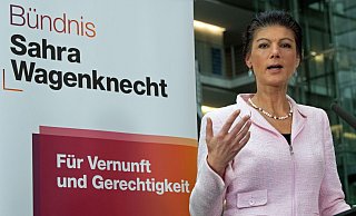 Sahra Wagenknechts Partei will bei der Kommunalwahl im Saarland in einzelnen Kommunen antreten. - Jonathan Penschek/dpa