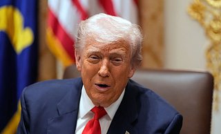 US-Präsident Donald Trump will die Hamas entwaffnet sehen - notfalls mit Gewalt. - Alex Brandon/AP/dpa