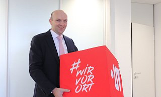 Mathias Paschke ist Vorstand der Sparkasse Bad Oeynhausen-Porta Westfalica. - Heidi Froreich