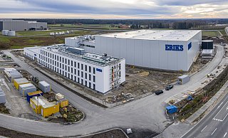 Der Blick über das Gewerbegebiet Ravenna-Park an der A33 in Halle. - Ulrich Fälker
