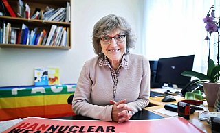 Angelika Claußen ist Psychiaterin in Bielefeld und Vorsitzende der europäischen Sektion der Ärzte gegen den Atomkrieg. - Sarah Jonek