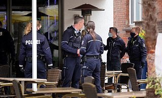 Die Polizei war am Montag mit mehreren Kräften im Einsatz. - Thorsten Gödeker