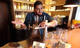 Ilhan Arslan, Inhaber des Pappelkrugs. - Wolfgang Rudolf