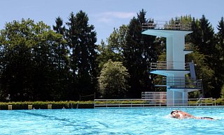 In der Diskussion: Das Bünder Freibad. - Meiko Haselhorst