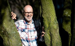 "Die Jugend bleibt hartnäckig": Autor Wohlleben in seinem Revier. - picture alliance/Christian Charisius/dpa
