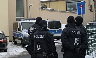 Einsatz in Wittenberg (Sachsen-Anhalt). - Heiko Rebsch/dpa