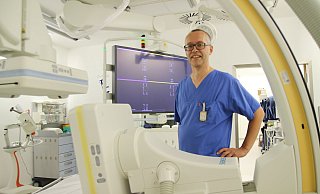 Hat große Pläne für das Klinikum: Der neue Chefarzt für diagnostische und interventionelle Radiologie und Neuroradiologie Dr. Alexander Petrovitch - Jan-Henrik Gerdener