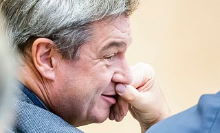 Markus Söder nimmt an der Sitzung des Bundesrates teil. - Christoph Soeder/dpa