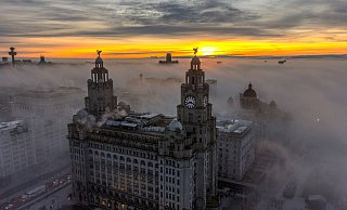 Vom Eurovision Song Contest (ESC) in ihrer Stadt erhoffen sich die Einwohner von Liverpool einer Umfrage zufolge ein besseres Image. - Peter Byrne/PA Wire/dpa