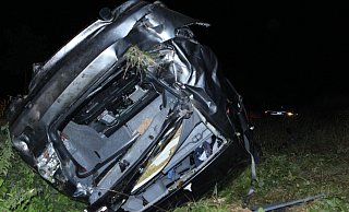 Der 21-jährige Fahrer wurde schwerstverletzt aus dem Wrack geborgen. - Bendig