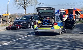 Schwerer Unfall auf der Löhner Straße. - Stefan Boscher