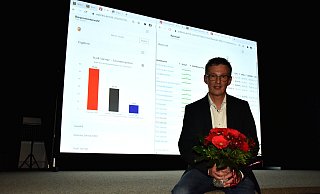 Bernd Dumcke hat im ersten Wahlgang die Mehrheit in Spenge geholt und bleibt Bürgermeister - Andreas Sundermeier