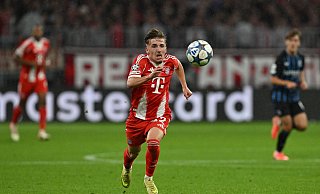 Jung, dynamisch und erfolgreich: Der 17-jährige Lennart Karl ist nun jüngster Champions-League-Torschütze des FC Bayern. - Sven Hoppe/dpa