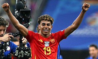 Am Samstag konne Yamal schon feiern. Gibt es am Sonntag den nächsten Grund dafür? - Peter Kneffel/dpa