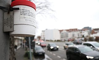 Die Messstation an der Bahnhofstraße. - Holger Kosbab