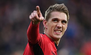 Ist die Entfremdung zwischen Fans und DFB-Team nicht entgangen: Freiburgs Nils Petersen. - Patrick Seeger/dpa
