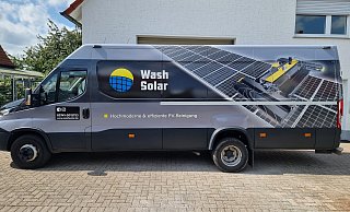 Der Kern des Erfolgs von Wash Solar liegt in der konsequenten Verwendung nachhaltiger Reinigungsverfahren. - Wash Solar