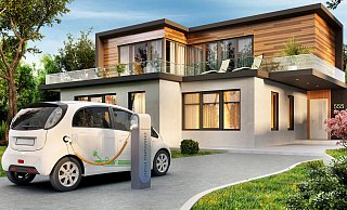 Es besteht noch Nachholbedarf: Nicht jeder lebt in einem modernem Haus mit eigener Ladesäule. Deutschland hat bei der Ladeinfrastruktur noch Luft nach oben. Für ein flächendeckendes Ladenetz sind noch erhebliche Anstrengungen erforderlich.:  - istock