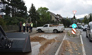 Der kleine Unfall sorgte kurzzeitig für ein Verkehrschaos. - Mareike Köstermeyer