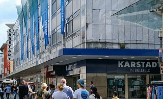 Die Bielefelder Karstadt-Filiale steht vor dem Aus. - Andreas Zobe