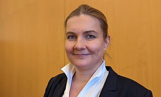 Maren Thäter, 44, Ärztin und Ökonomin, ist zweites Vorstandmitglied im Klinikum Herford. - Susanne Barth