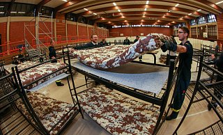 Flüchtlingsbetreuung: Johanniter, Malteser und Deutsches Rotes Kreuz stellten im vergangenen Jahr  insgesamt mehr als 300 neue Mitarbeiter ein. - Andreas Zobe