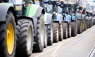 Die Koalition will Steuerbegünstigungen für Landwirte beim Agrardiesel schrittweise abschaffen. - Christoph Soeder/dpa