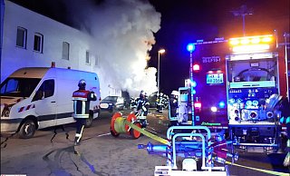 Großeinsatz für die Feuerwehr in Albaxen in der vergangenen Woche. - Feuerwehr Höxter
