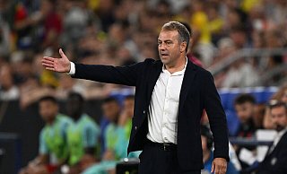 Das Team von Bundestrainer Hansi Flick reist im Oktober in die USA. - Federico Gambarini/dpa