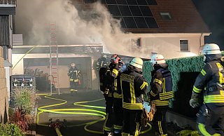 Die an der Linnenstraße gelegene Holzhütte brannte komplett nieder. - Charlotte Mahncke