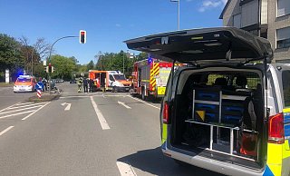 Schwerer Unfall im Bielefelder Süden. - Jürgen Mahncke