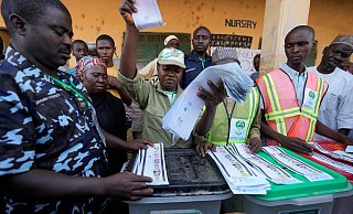 Erstmals seit Nigerias Rückkehr zur Demokratie 1999 hat neben den Kandidaten der zwei vorherrschenden Parteien auch ein Dritter gute Chancen. - Sunday Alamba/AP/dpa