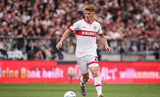 Finn Jeltsch vom VfB Stuttgart verpasst die EM. - Christian Charisius/dpa
