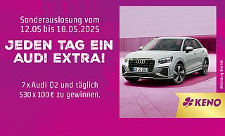 Jeden Tag einen Audi in der Sonderauslosung gewinnen.