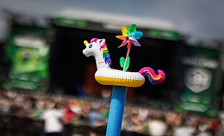 Mehr als Kitsch: das Einhorn besitzt auch eine Symbolkraft. (Symbolbild) - Moritz Frankenberg/dpa