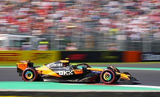 Nach seinem Defekt am McLaren in Zandvoort ist Norris voll in Fahrt. - Antonio Calanni/AP/dpa