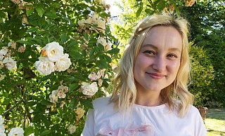 Larisa Kuriazenko flüchtete mit Ihrem Sohn nach Espelkamp und wohnt mittlerweile in Preußisch Oldendorf. Sie fühlt sich wohl, möchte nach dem Krieg aber zurück in ihre Heimat. - Janina Pietruschka