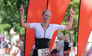 Kann auch Triathlon: Sechs Wochen Vorbereitung reichten Schwimmerin Karolin Pult zu ihrem "fachfremden" Erfolg. - Peter Unger Kann auch Triathlon: Sechs Wochen Vorbereitung reichten Schwimmerin Karolin Pult zu ihrem "fachfremden" Erfolg. - Peter Unger
