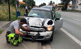 Der Mini war nicht mehr fahrbereit. - Jürgen Mahncke